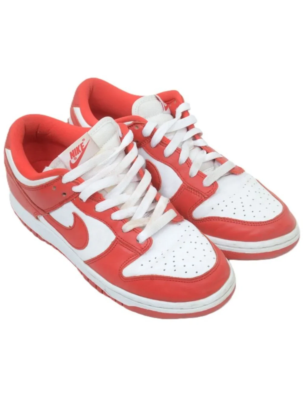 Nike Dunk Low Retro Men's 7 Womens 8.5 Sneakers White/University Red